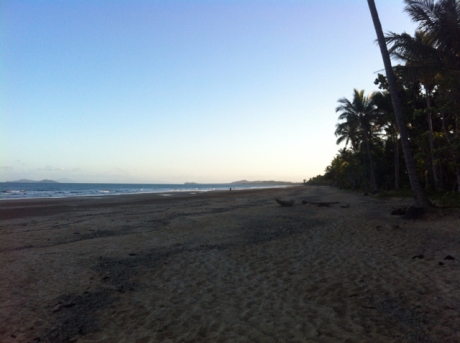 Mission Beach at sunset